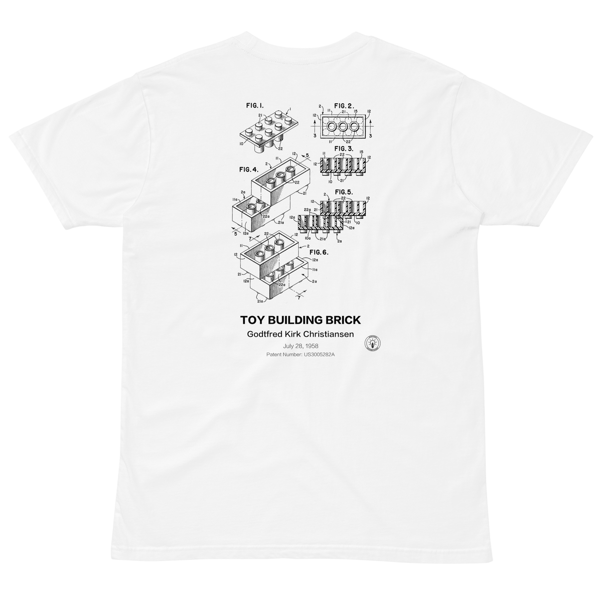 Retro Patents Lego® T-Shirt - Sustainable Fashion