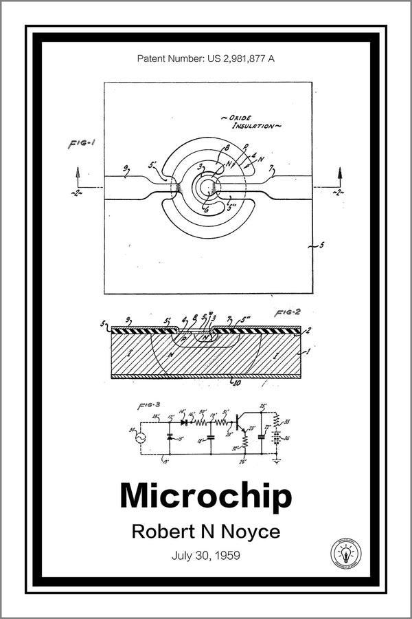 Microchip Patent Print - Retro Patents