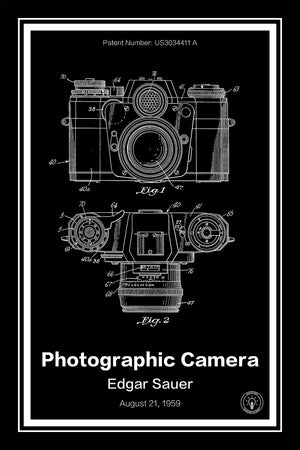 Photographic Camera Patent Print - Retro Patents