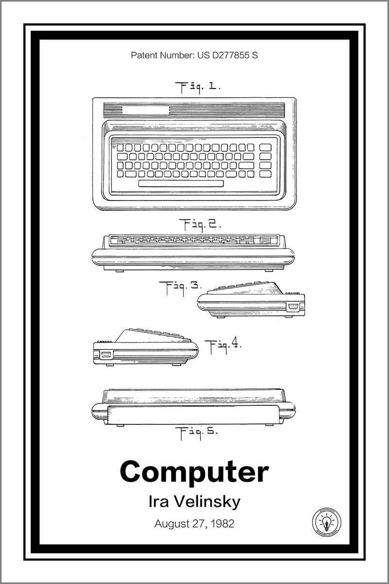 Commodore 64® Patent Print – Retro Patents