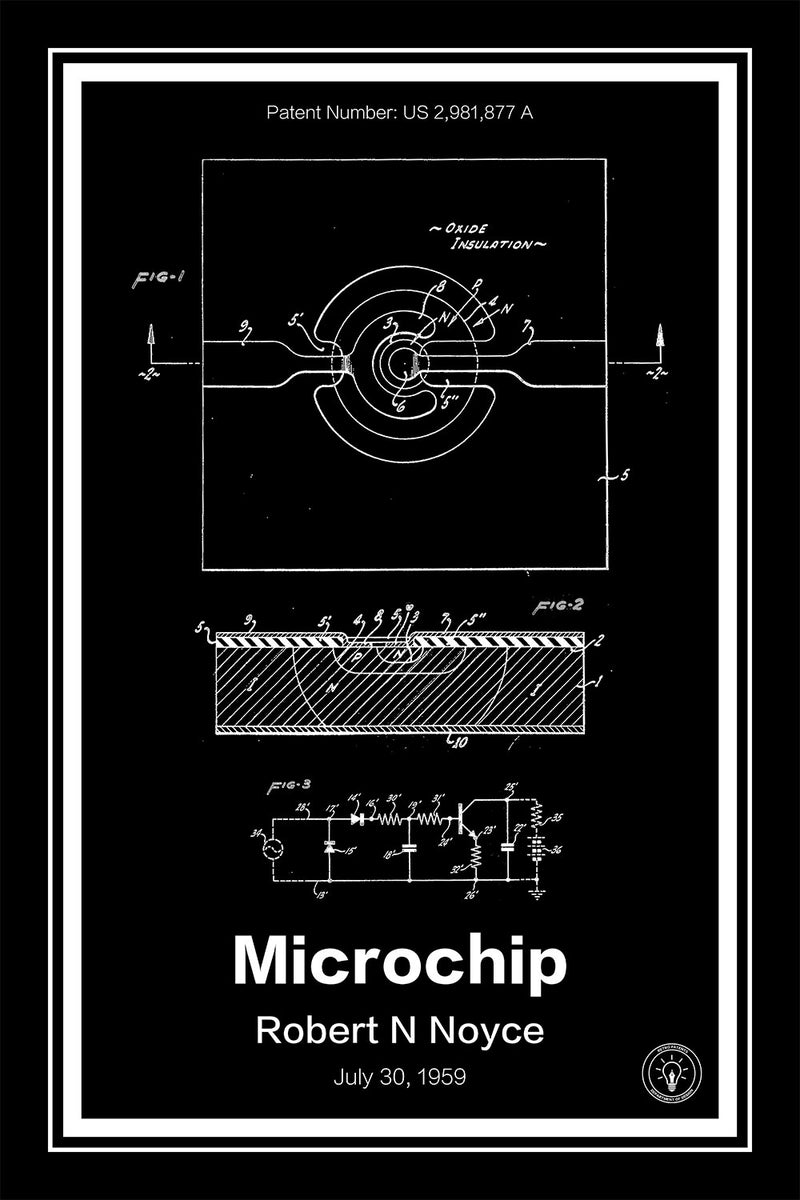 Microchip Patent Print – Retro Patents