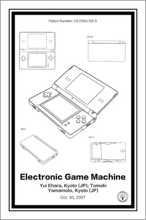 Nintendo DS® Patent Print - Retro Patents