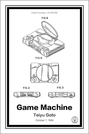 Sony Playstation Patent Print - Retro Patents