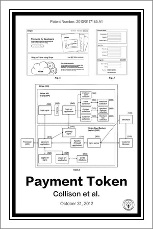 Stripe Payments® Patent Print - Retro Patents